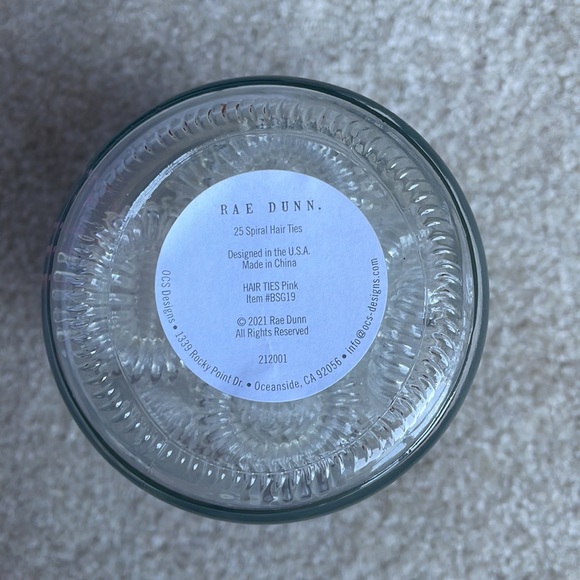 Rae Dunn Hair Rae Dunn Hair Ties Jar With Lid Poshmark
